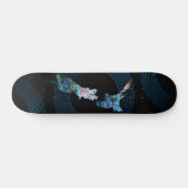 NIEUW ZEELAND KAART PAUA SKATEBOARD (Horizontaal)