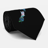 NIEUW-ZEELAND KAART PAUA STROPDAS (Opgerold)