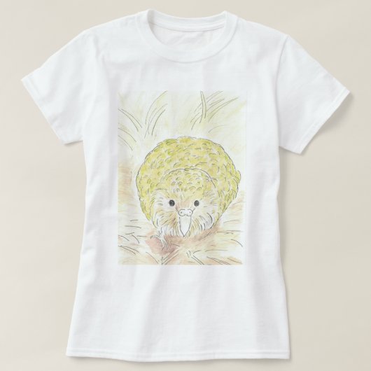 Nieuw-Zeeland Kakapo vogel T shirt (Design voorkant)