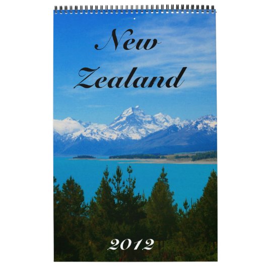 nieuw - zeeland kalender 2012 (Hoes)