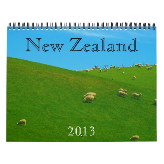 nieuw - zeeland kalender 2013 (Hoes)