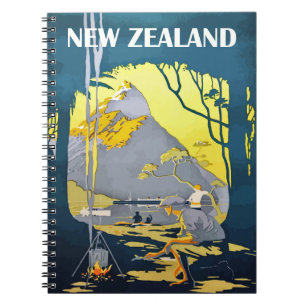 Nieuw-Zeeland, Kamperen in het Bos, Notitieboek