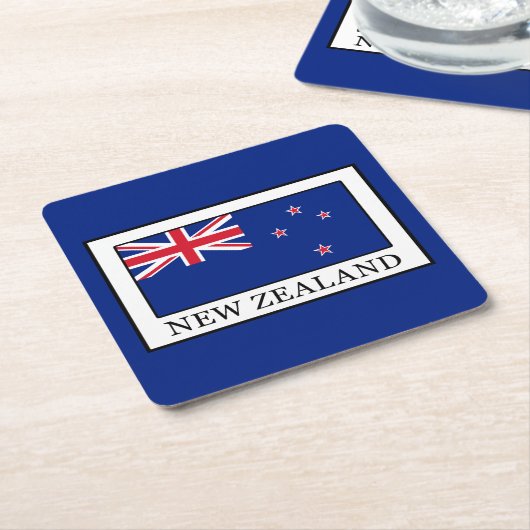 Nieuw-Zeeland Kartonnen Onderzetters (Schuin)