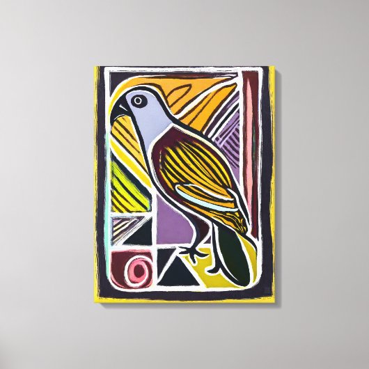 Nieuw-Zeeland Kea - Ingewikkeld Canvas Art Print (Voorkant)