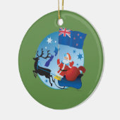 nieuw - zeeland kerst keramisch ornament (Links)
