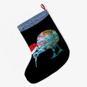 NIEUW-ZEELAND KERST KIWI PAUA GROTE KERSTSOK (Achterkant (Hangend))