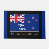 Nieuw-Zeeland, Kia Ora Zeeland Vlag huis mat / spo (Voorkant)