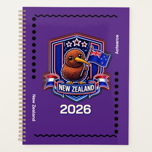 Nieuw-Zeeland Kinderen Planner (Voorkant)
