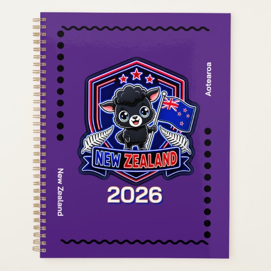 Nieuw-Zeeland Kinderen Planner (Voorkant)