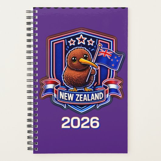 Nieuw-Zeeland Kinderen Planner (Voorkant)