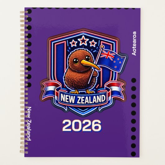 Nieuw-Zeeland Kinderen Planner (Voorkant)
