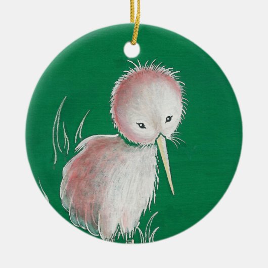 Nieuw-Zeeland Kiwi Bird Keramisch Ornament (Voorkant)