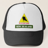 Nieuw-Zeeland, Kiwi Bird & No Flying Zone/Aotearoa Trucker Pet (Voorkant)