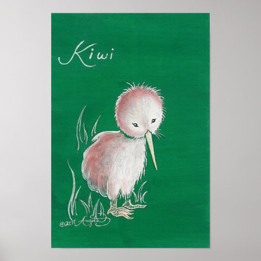 Nieuw-Zeeland Kiwi Bird Poster (Voorkant)