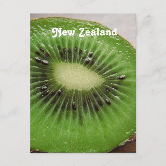 Nieuw-Zeeland Kiwi Briefkaart (Voorkant)