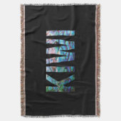 NIEUW ZEELAND KIWI EENVOUDIGE PAUA DEKEN (Voorkant Verticaal)