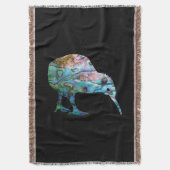 NIEUW ZEELAND KIWI EENVOUDIGE PAUA DEKEN (Voorkant Verticaal)