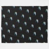 NIEUW ZEELAND KIWI EENVOUDIGE PAUA FLEECE DEKEN (Voorkant (Horizontaal))