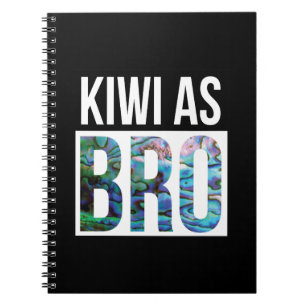 NIEUW ZEELAND KIWI EENVOUDIGE PAUA NOTITIEBOEK