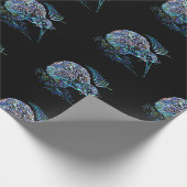 NIEUW-ZEELAND KIWI EN FERN PAUA CADEAUPAPIER (Hoek)