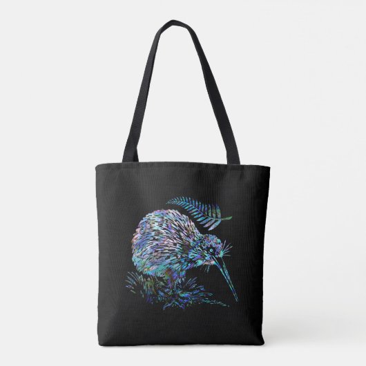 NIEUW-ZEELAND KIWI EN FERN PAUA TOTE BAG (Achterkant)