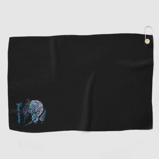 NIEUW-ZEELAND KIWI GOLF TOWEL GOLFHANDDOEK (Horizontaal)