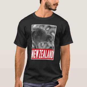 Nieuw-Zeeland Kiwi Ideeën Retro Nieuw-Zeeland Maor T-shirt