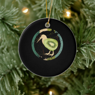 Nieuw-Zeeland Kiwi Keramisch Ornament