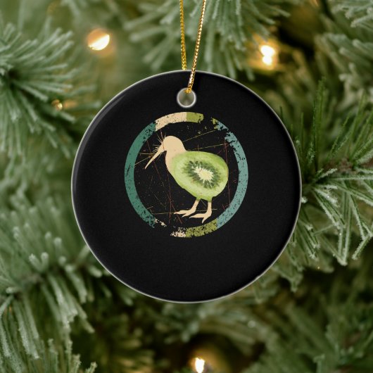  Nieuw-Zeeland Kiwi Keramisch Ornament (Boom)