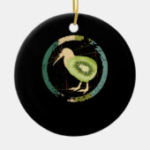  Nieuw-Zeeland Kiwi Keramisch Ornament (Voorkant)