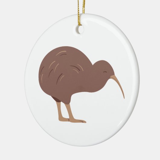 Nieuw-Zeeland Kiwi Keramisch Ornament (Links)