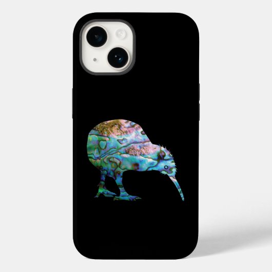 NIEUW-ZEELAND KIWI PAUA Hoesje-Mate iPhone CASE (Achterkant)