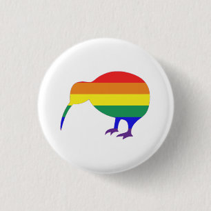 Nieuw-Zeeland Kiwi Pride Ronde Button 3,2 Cm