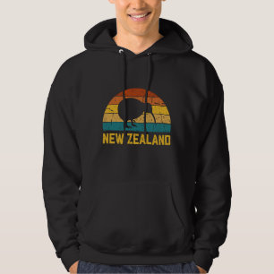Nieuw-Zeeland Kiwi Retro Hoodie