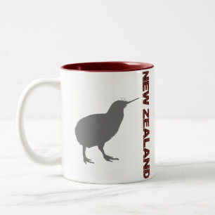 Nieuw-Zeeland Kiwi Rode Ringer Koffiemok Kop