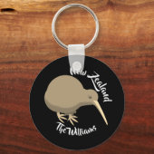 Nieuw-Zeeland Kiwi Sleutelhanger (Voorkant)