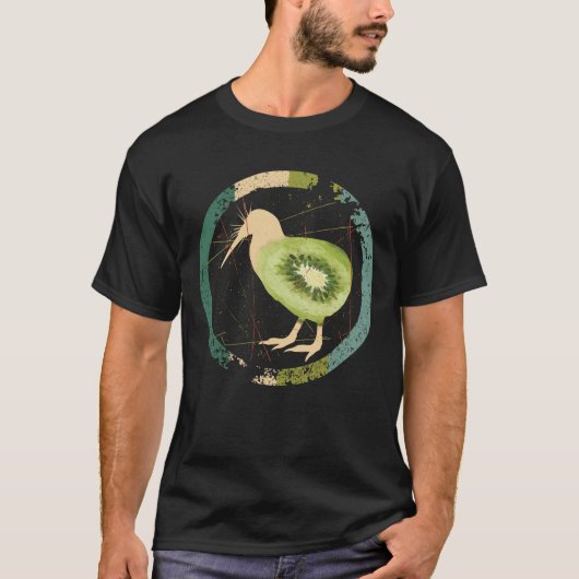  Nieuw-Zeeland Kiwi T-shirt (Voorkant)