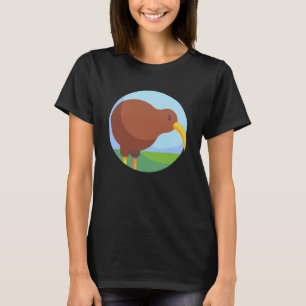 Nieuw-Zeeland Kiwi Vogeldier Wildlife 6 T-shirt