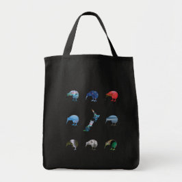 NIEUW-ZEELAND KIWIS PAUA TOTE BAG