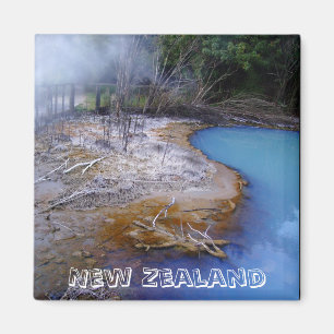 Nieuw-Zeeland, kleuren van Natuur (Fridge Magnet) Magneet