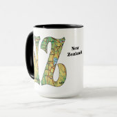Nieuw-Zeeland Koffiemok Mok (Voorkant links)