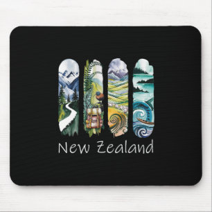 Nieuw-Zeeland Kwaststreek Kiwi Vakantie Souvenir N Muismat