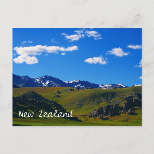 nieuw - zeeland - landschap briefkaart (Voorkant)