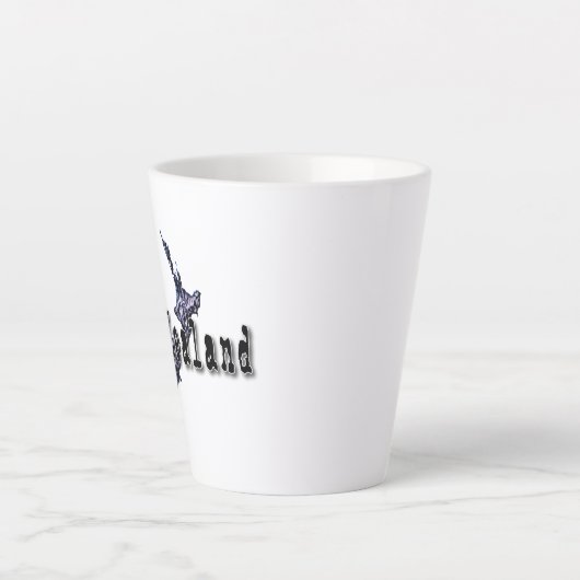 Nieuw-Zeeland Latte Mok (Voorkant)