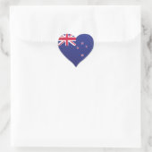 Nieuw-Zeeland liefde vlag trots hart sticker (Tas)