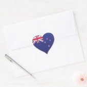 Nieuw-Zeeland liefde vlag trots hart sticker (Envelop)