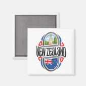 Nieuw-Zeeland Magneet (Voorkant / Achterkant)
