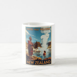 Nieuw-Zeeland Maori Geothermische Reizen Koffiemok