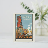  Nieuw-Zeeland Maori Haere Mai Welkom Reizen Briefkaart (Staand voorkant)