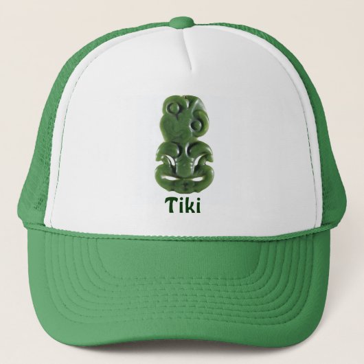 Nieuw-Zeeland Maori Hei Tiki Design Trucker Pet (Voorkant)